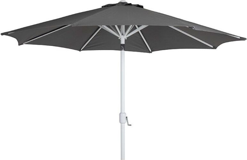 Cambre parasoll 250 cm hvit/grå