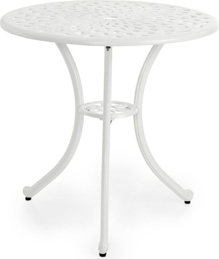 Arras cafébord 70 cm hvit