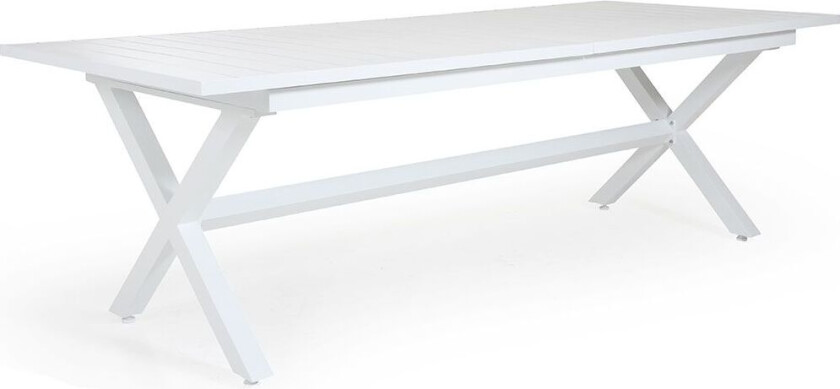 Hillmond bord 100 X 240–310 cm hvit