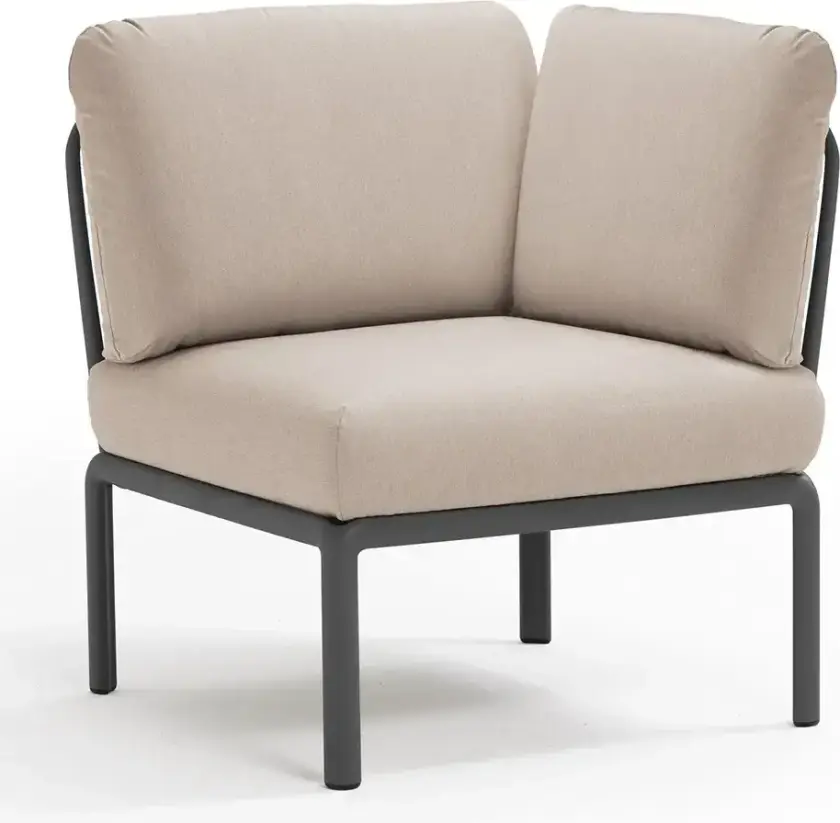 Komodo horndel Anthracite - Canvas Sunbrella