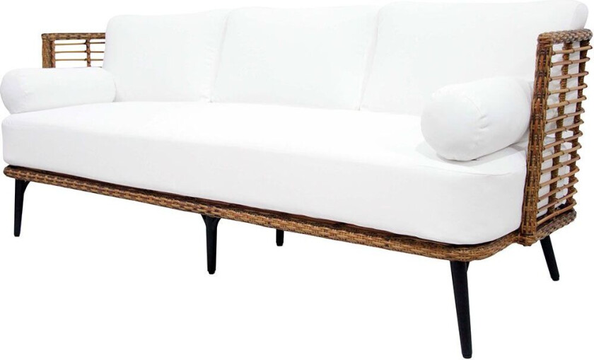 Covelo 3-seter sofa natur/hvit