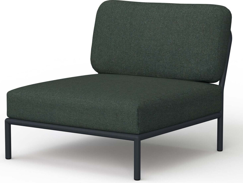 Level midtdel mørkegrønn