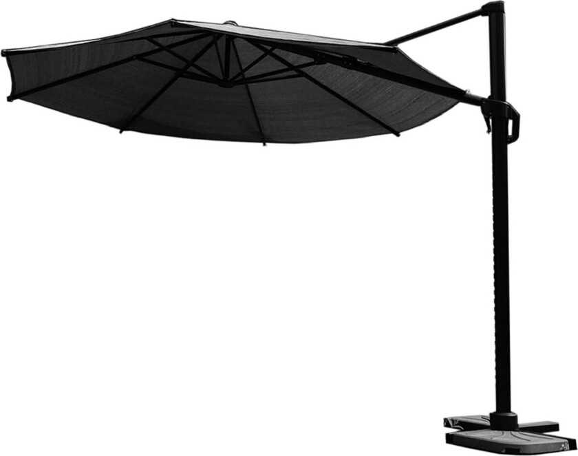 Bilde av Coolfit fritthengende parasoll 350 cm antrasitt