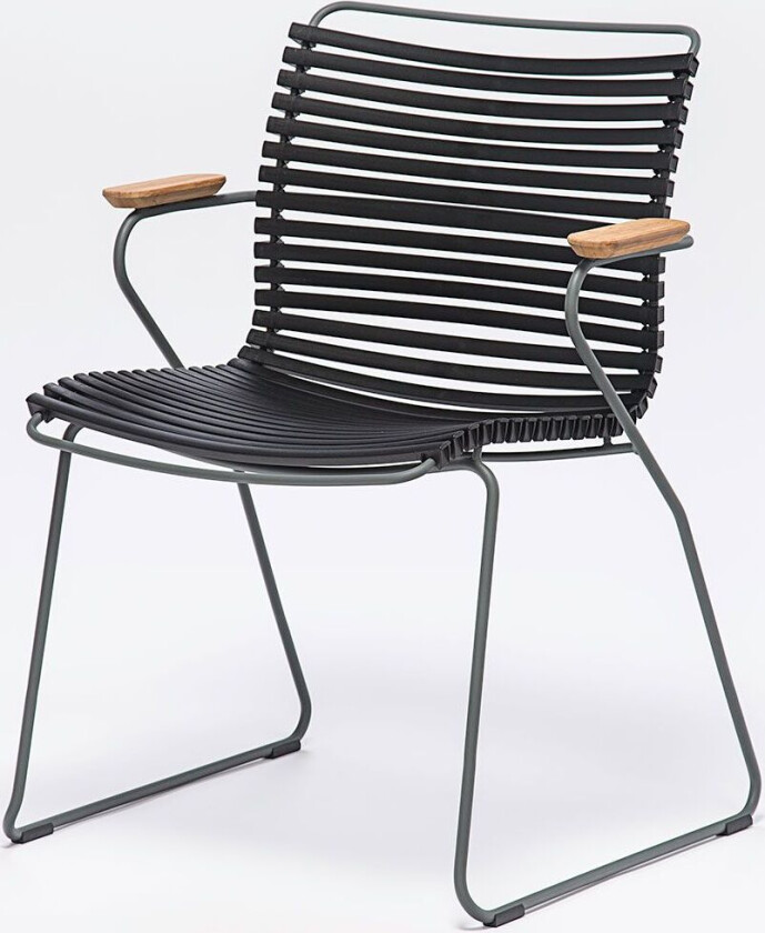 Click Karmstol svart aluminium