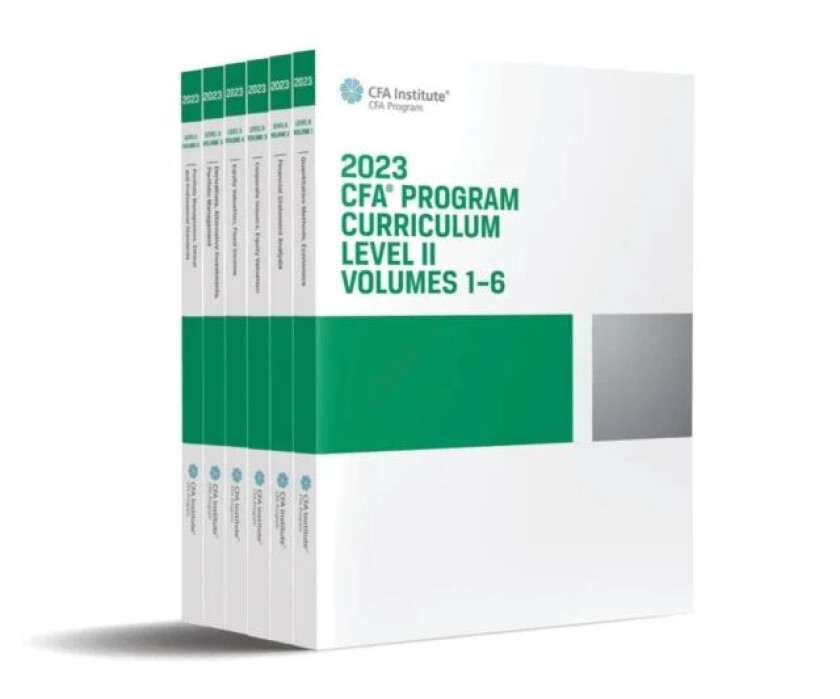 2023 CFA Program Curriculum Level II Box Set av CFA Institute
