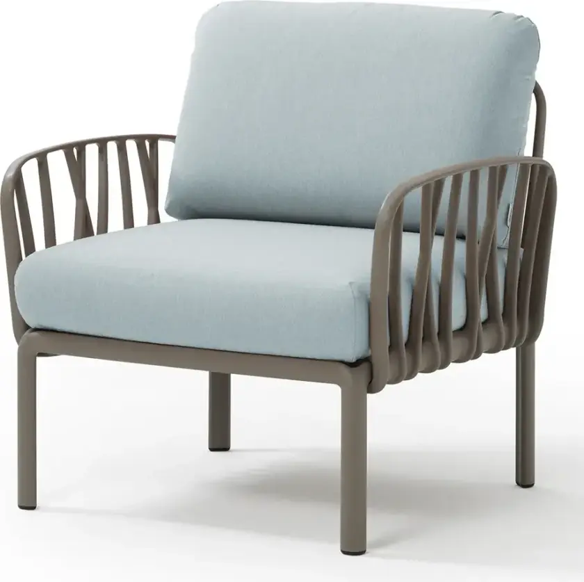 Komodo lenestol Tortora - Ghiaccio Sunbrella