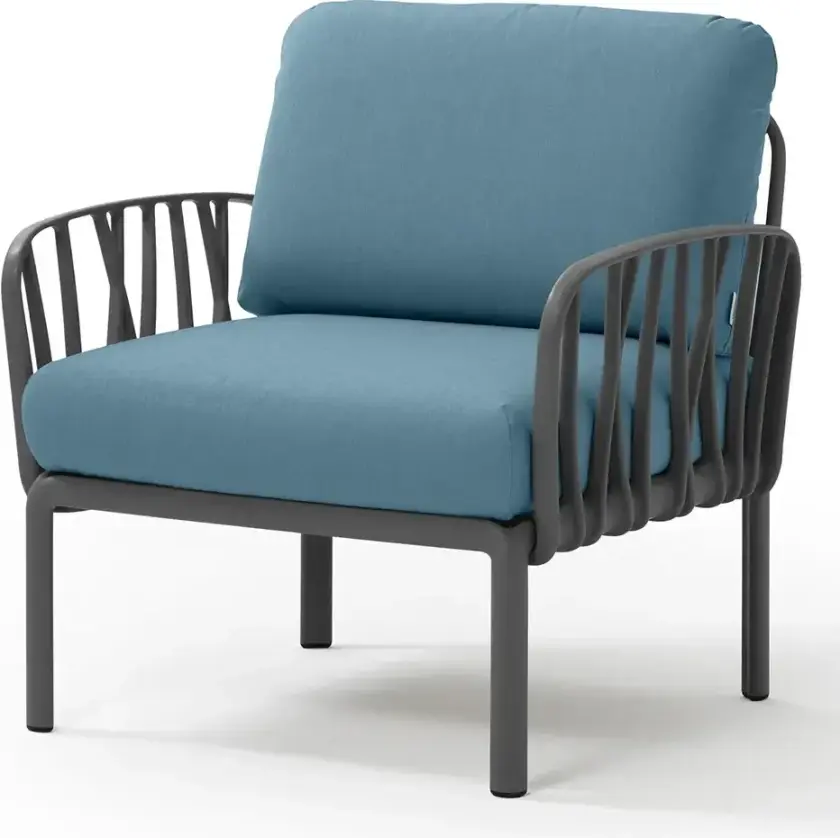 Komodo lenestol Anthracite - Adriatic Sunbrella