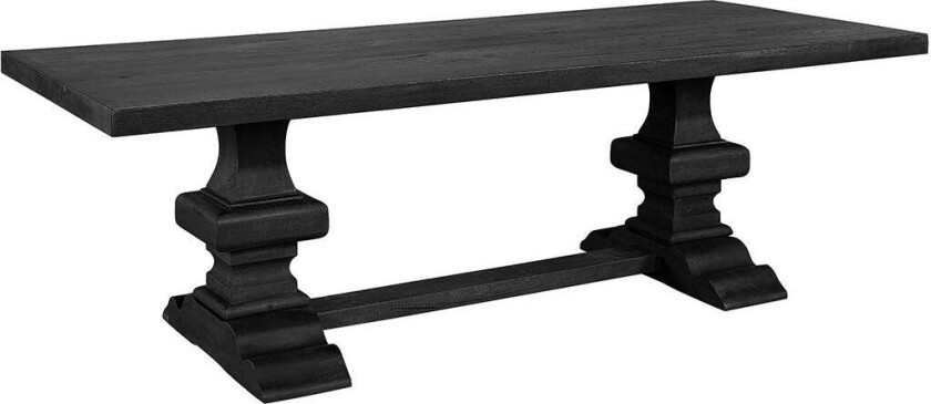 Bilde av Spisebord Paris 100X240-330 Cm Svart