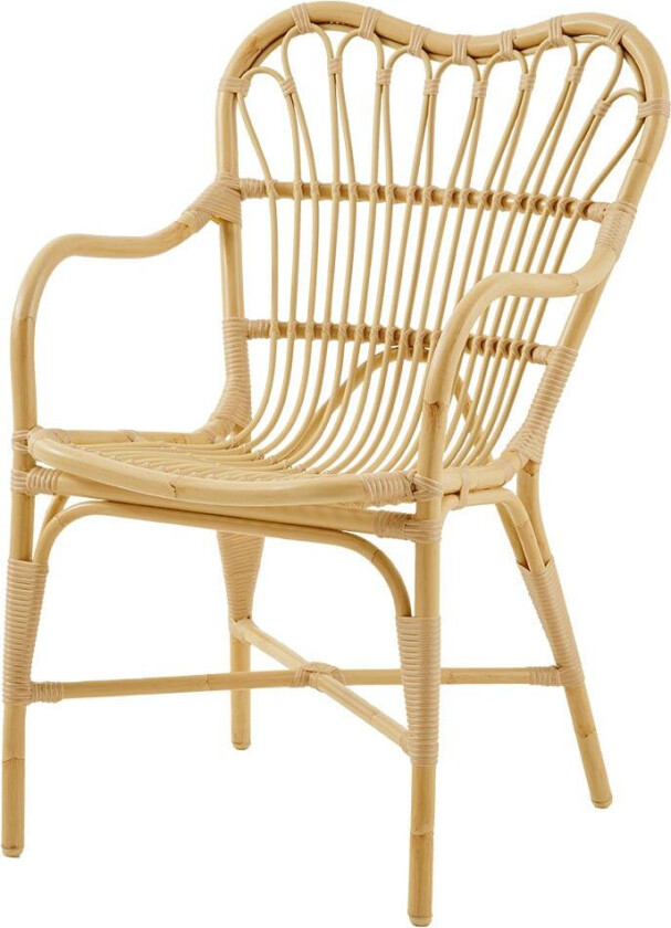 Margret armlenestol kunstrotting naturfarget