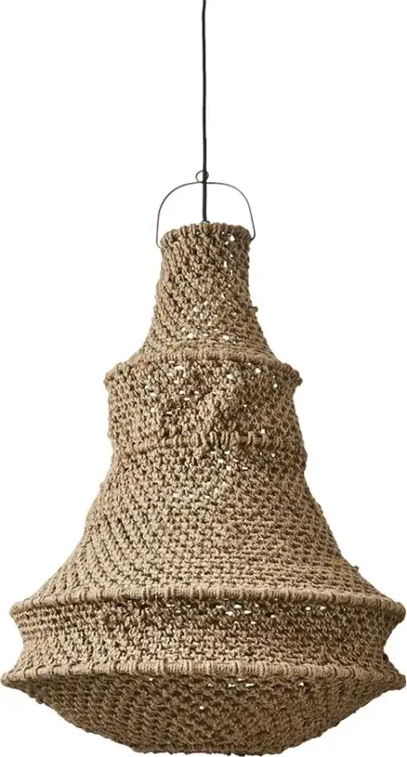 NEST lampeskjerm natur Ø50cm H65 cm