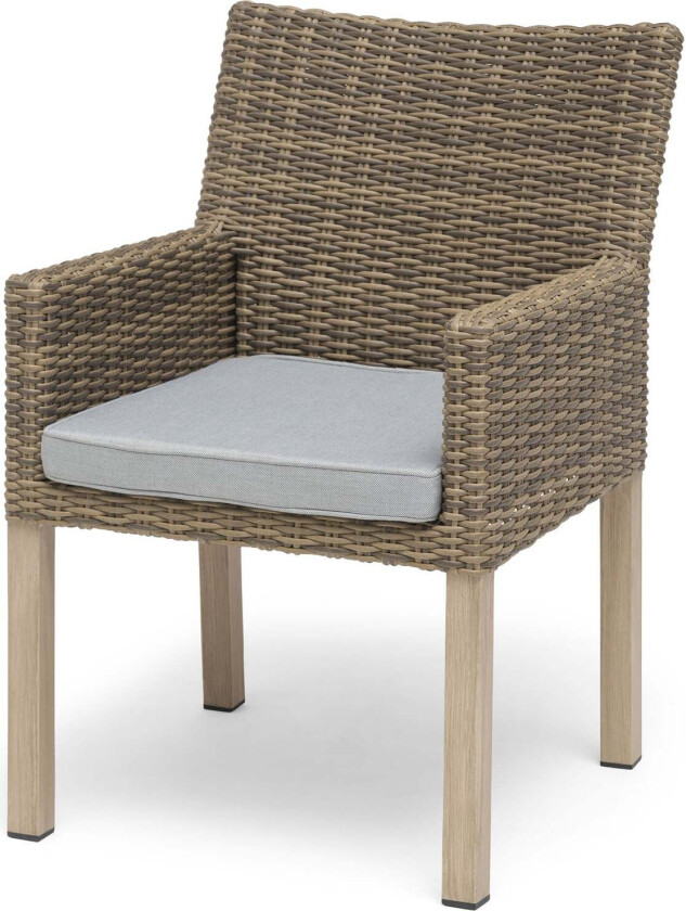 Fyrsnäs spisebordsstol natur flettet/aluminium