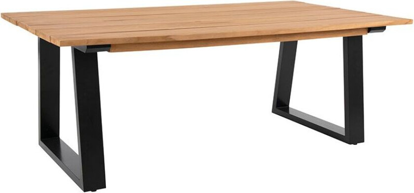 Laurion salongbord 67 x 130 cm teak/svart