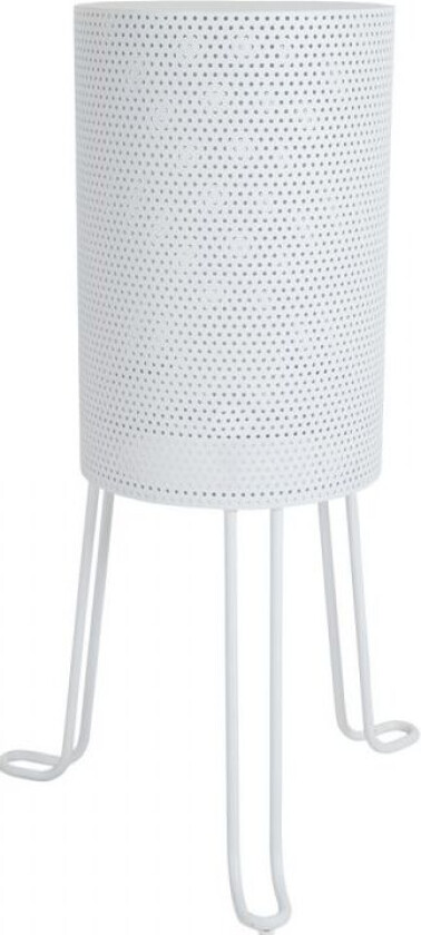 Vind lampeskjerm hvit