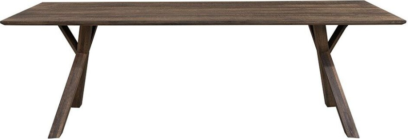 Spisebord Tree 90 X 200 Cm Oak Silver Back