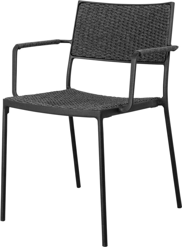 Less lenestol mørkegrå