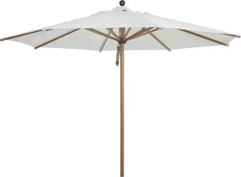 Paliano parasoll 300 cm natur/hvit