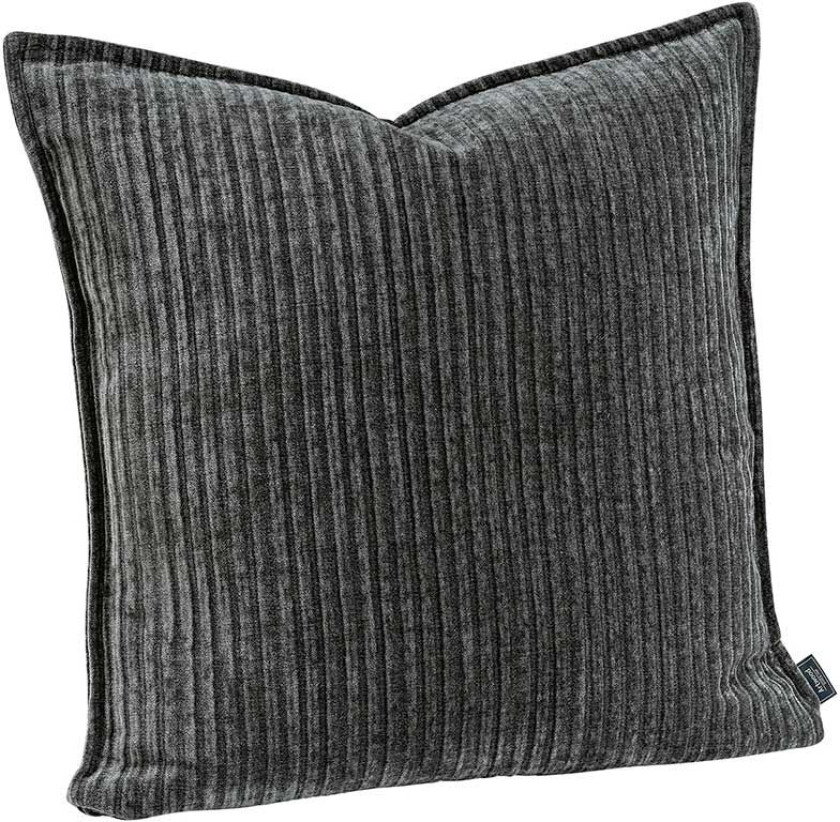 Putetrekk kordfløyel Grey 50 x 50 cm