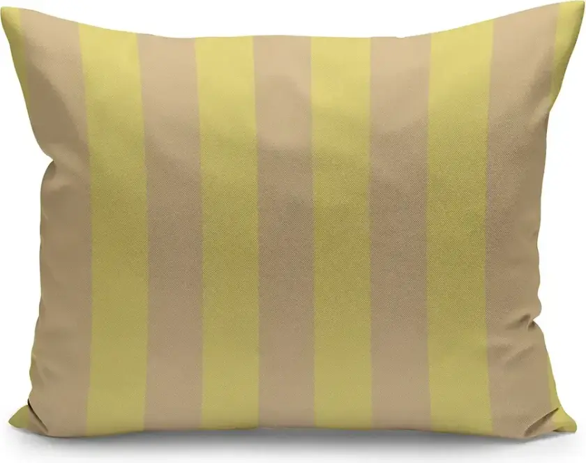 Barrier prydpute 60x50 cm Lemon/Sand Stripe