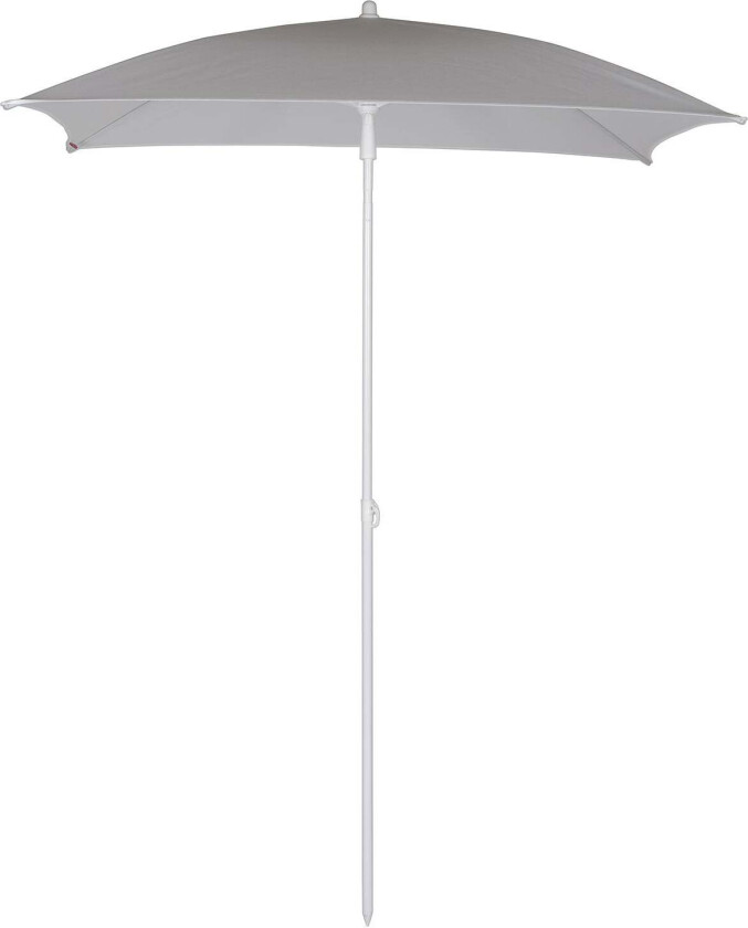 Elios parasoll 155x155 cm i hvitt/hvitt stål