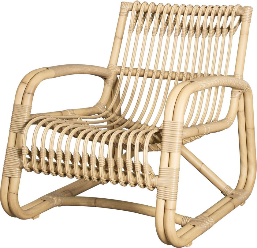 Curve loungestol utendørs Naturlig