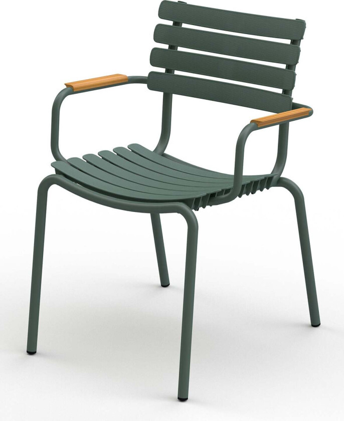 ReCLIPS spisestol Grønn/Grønn Aluminium-Bamboo