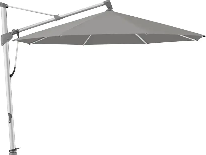 Bilde av Sombrano S+ fritthengende parasoll 400 cm anodisert aluminium Kat.5 684 Urban Shadow