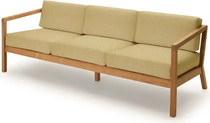 Virkelyst 3-Seater Honey Yellow
