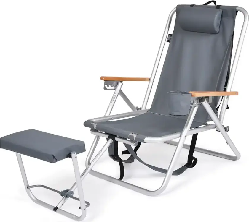 Roxy strandstol senior grå