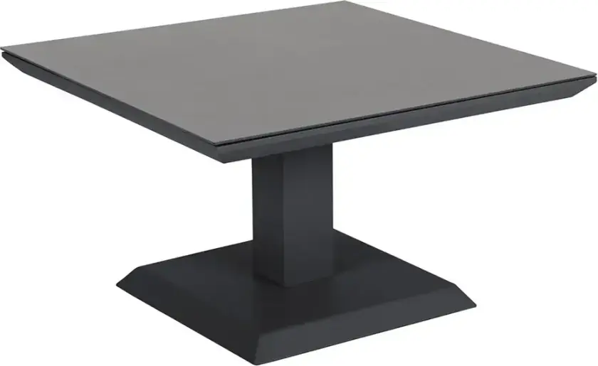 Heis Salongbord heve- og senkbart 79x79 cm svart