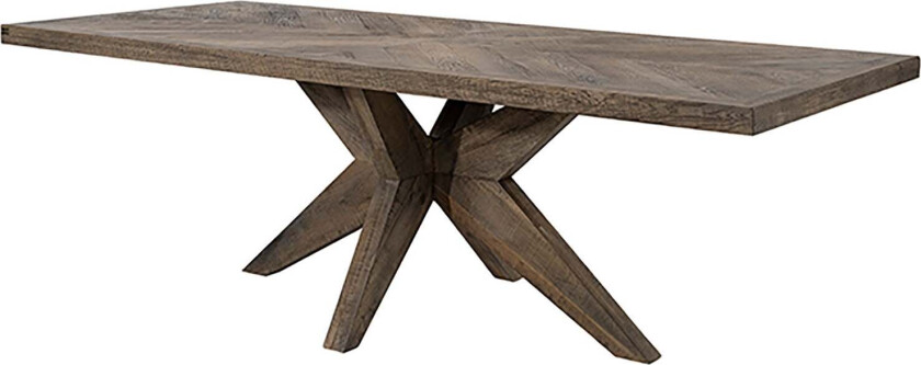 Justin spisebord 240 x 100 cm Silver Back