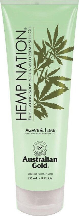 Hemp Nation Agave & Lime Body Scrub 235 ml