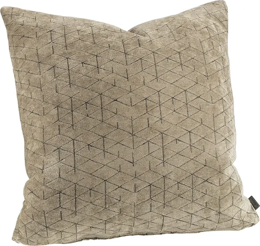 Laurel Diamond taupe putetrekk 60x60 cm