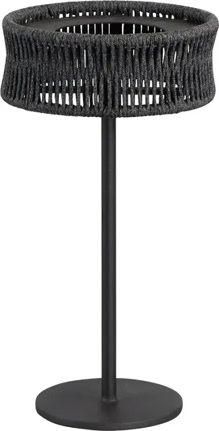 Illusion bordlampe mellom Lava grey
