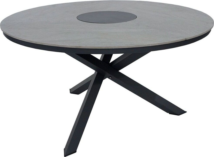 Kenora spisebord 130 cm antrasitt