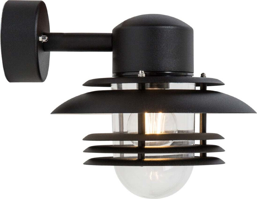 Mira Vegglampe Ip23 D240 Svart struktur