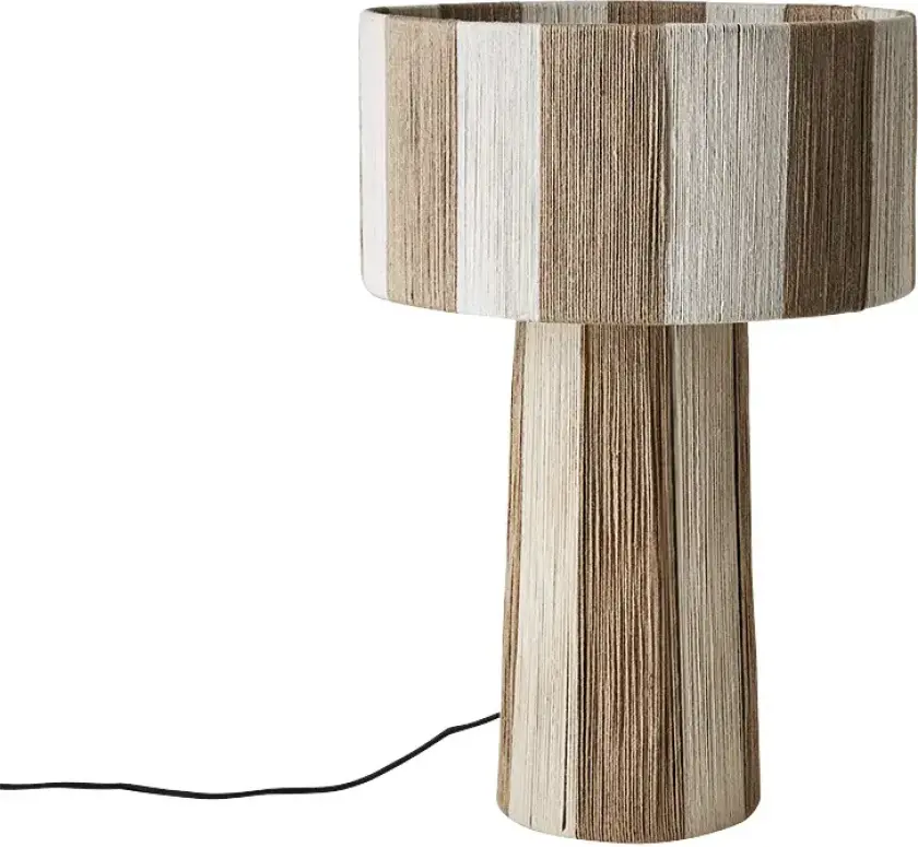 JULLAN bordlampe elfenben/natur 49 cm