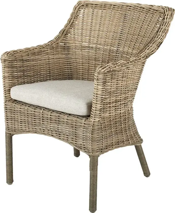 Lenora karmstol kunstrotting Inkl. sittepute