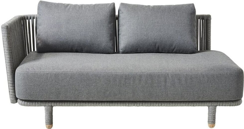 Moments 2 seter. Sofa høyre modul inkl. grå Airto