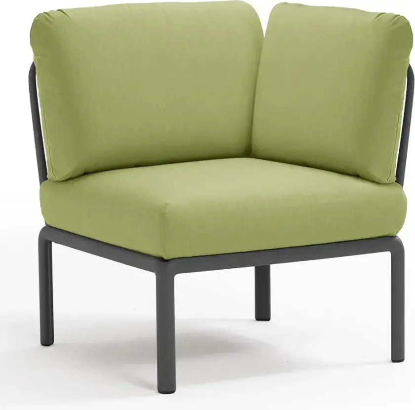 Komodo horndel Anthracite - Avocado Sunbrella