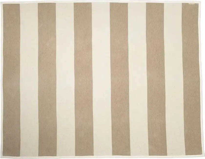Bob pledd Mud/ Vanilla 140 x 180 cm
