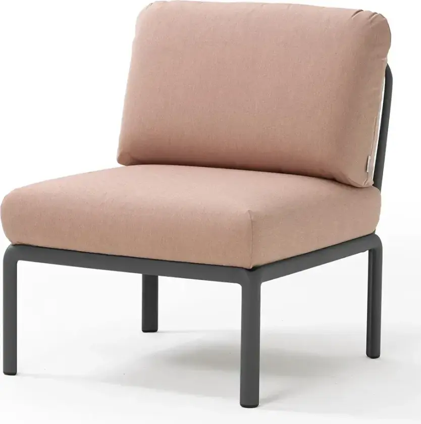 Komodo midtdel Antracite-Rosa Quarzo