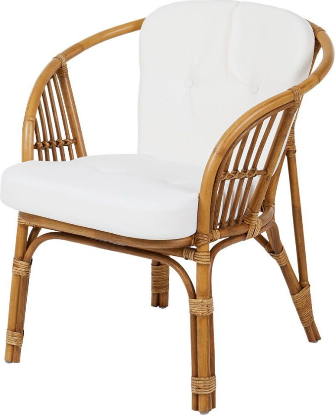 Astrakan rottingstol natur/Hvit