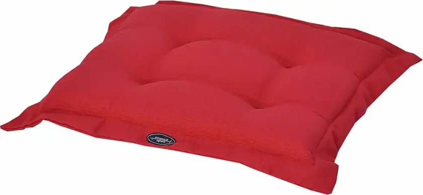 Canyon sittepute tykk 42x45 cm strukturdralon Rød