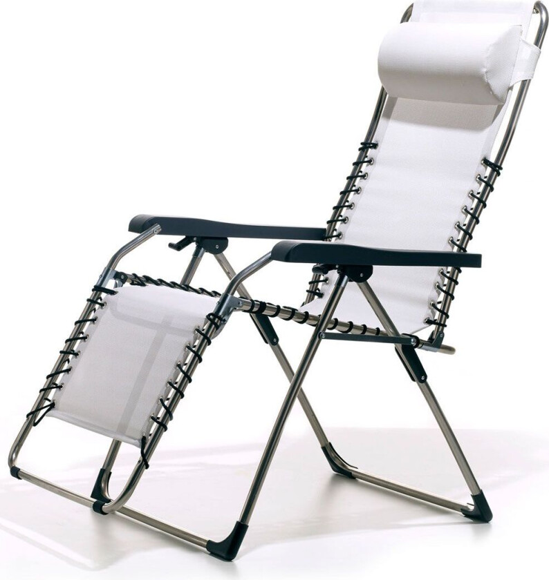 Movida baden-baden stol hvit aluminium/textilene