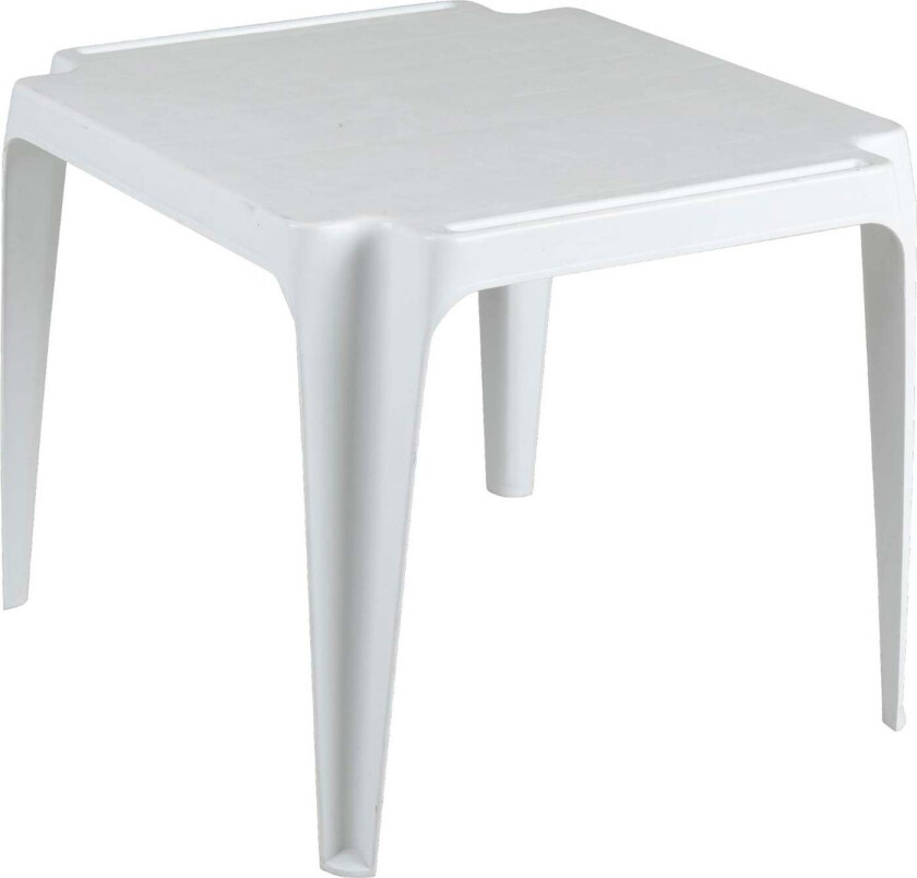 Olle stablebord 50 x 55 cm hvit plast