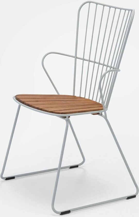 Paon spisestol hvit/taupe stål