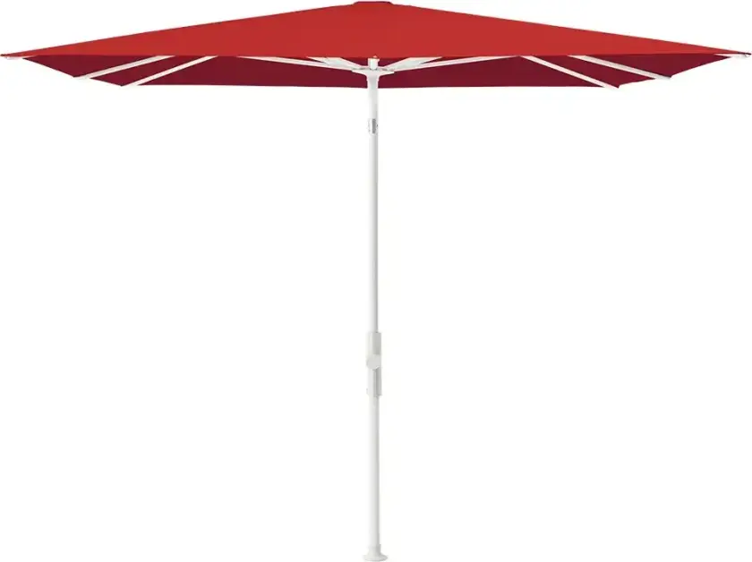 Twist parasoll 240x240 cm matt white Kat.4 403 Carmine