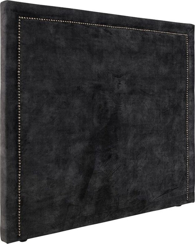 Paris Low sengegavl 180 x 140 Velvet Dark Grey