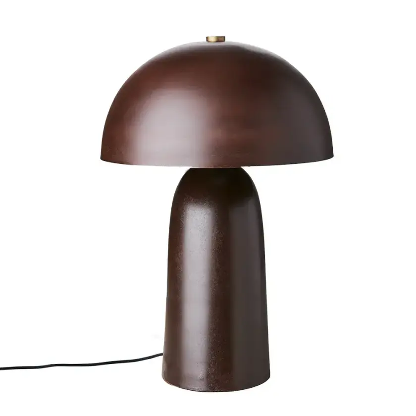 FUNGI Bordlampe L Rusty brown