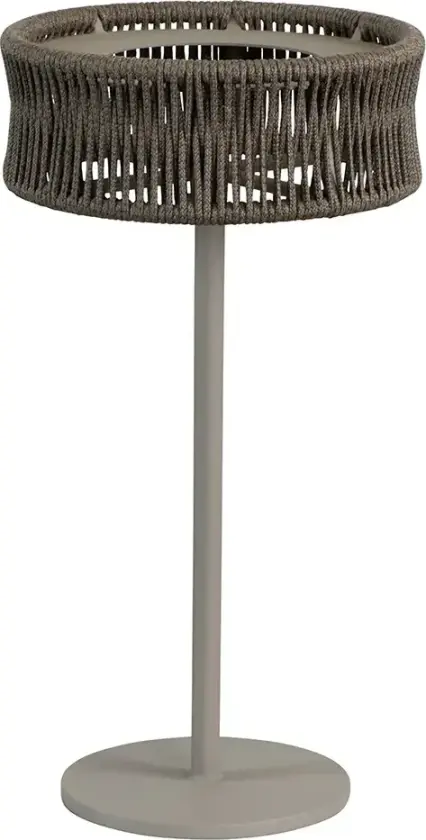 Illusion bordlampe mellom Taupe